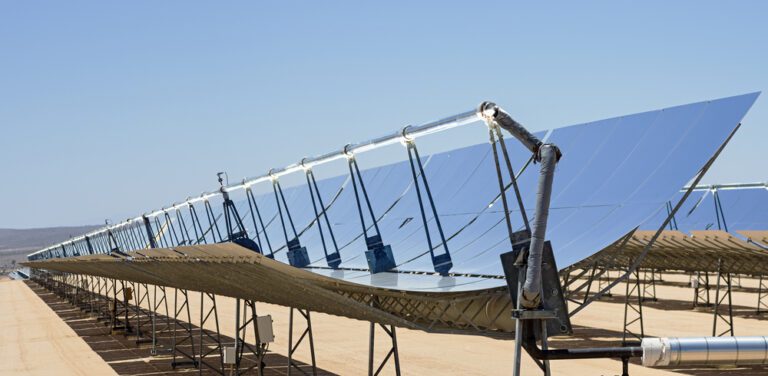 Hybrid parabolic solar thermal power plant nears completion