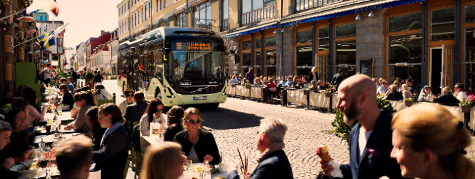 Electric buses launched in gothenburg, sweden